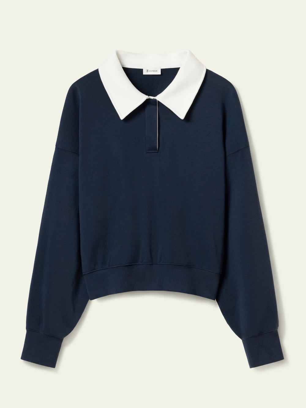 LILYSILK Silkerry® Polo Sweatshirt - Picture 11 of 15